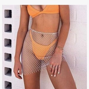 Women’s rhinestone mesh BOTTOM